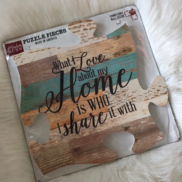 Accents Puzzle Piece Home Decor Poshmark